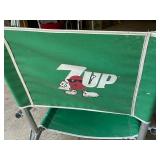 Pair of Vintage 7UP Folding Canvas Chairs