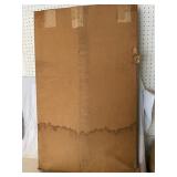 Set of 3 Wood Grain Room Divider Panels