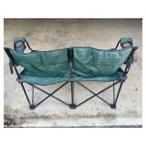 Set of 2 Folding Camp Chairs with Cup Holders