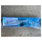 Roof Snow Rake Kit with Telescoping Handle and Blue Head