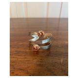 Collection of Vintage Sterling Silver Jewelry: Bracelet and 3 Pairs of Earrings