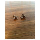 Collection of Vintage Sterling Silver Jewelry: Bracelet and 3 Pairs of Earrings