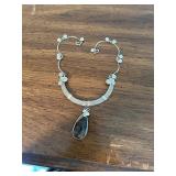 Artisan Sterling Silver Jewelry Collection: 2 Necklaces, Bracelet, Ring, and Earrings
