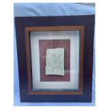 Decor Collection with Framed Dragonfly Art, Metal Buddha Statue, Willow Branches in Glass Jar