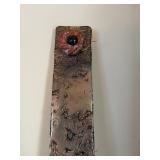 Eclectic Art and Decor Collection with Wall Plaque, Sculptures, Matches, and Vases
