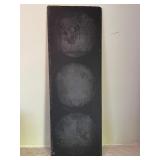 Eclectic Art and Decor Collection with Wall Plaque, Sculptures, Matches, and Vases