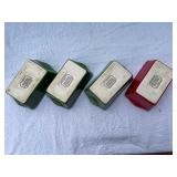 Ceramic Kitchenware Collection: Bread Loaf Pans, Square Plates with Stand, Vintage Brown Mixing Bowl with Lid, and Quilted Placemats