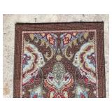 Decorative Patterned Runner Rug with Multicolor Design