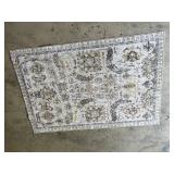 Area Rug with Traditional Pattern, Neutral Colors