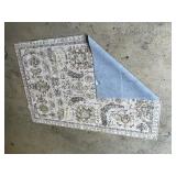 Area Rug with Traditional Pattern, Neutral Colors