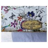 Lago di Como Flatware Set with Decorative Case, Serving Tray, Placemats, and Striped Table Linens