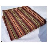 Lago di Como Flatware Set with Decorative Case, Serving Tray, Placemats, and Striped Table Linens