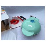 Kitchen Appliance Lot: Electric Single Burner, Crock-Pot Slow Cooker, Little Dipper Warmer, Dash Mini Waffle Maker