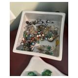 Vintage Jewelry Boxes and Assorted Costume Jewelry Collection