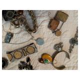 Eclectic Jewelry Lot with Bracelets, Necklaces, and Pendants