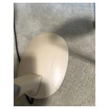 Lot of 2 Beige Desk Lamps Adjustable with Weighted Bases
