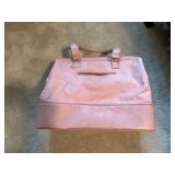 Large Pink Travel Duffle Bag with Side Pocket