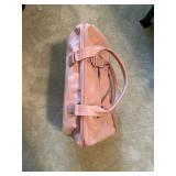 Large Pink Travel Duffle Bag with Side Pocket