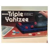 Collection of 3 Board Games: Triple Yahtzee, Imaginiff, Apples to Apples