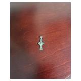 Sterling Silver Jewelry Set: Compass Pendant Necklace, Band Ring, and Celtic Cross Pendant
