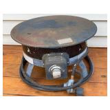 Outland Firebowl Propane Gas Fire Pit with Rock Set and Lid