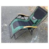 Guide Series Zero Gravity Lounger Chair with Wood Armrests