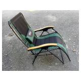 Guide Series Zero Gravity Lounger Chair with Wood Armrests