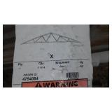2 x 4 Floor (4) and 2 x 6 Roof Truss