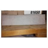 Premium Porcelain tiles (4 boxes). Brickstone  Ivory, 10 in. x 2 1/3 in.