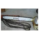 Stihl Chain Saw, 18 in. Bar, with Extra Chains (4).