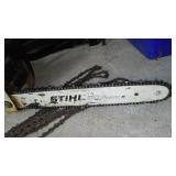 Stihl Chain Saw, 20 in. Bar, with Extra Chains (4).
