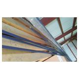 Upper Wall Cabinet and Trim. 30 in. H x 57 in. L, Blue. Loc: I-1