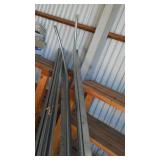 Garage Rails 18 x 10 ft., Spring, Pulleys and Misc. Parts.