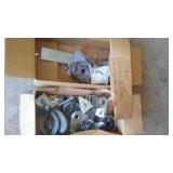 Garage Rails 18 x 10 ft., Spring, Pulleys and Misc. Parts.