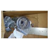 Garage Rails 18 x 10 ft., Spring, Pulleys and Misc. Parts.