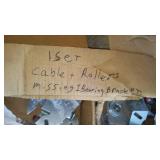Garage Rails 18 x 10 ft., Spring, Pulleys and Misc. Parts.