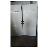 Construction Doors Exterior, 36 and 32 in.  (9).