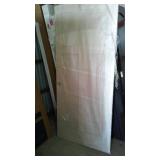 3 Panel Oak Veneer Door, Interior, 36 in. RH.