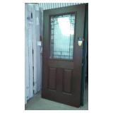 Bayer Decorative  Exterior Door, 36 in. Two-Tone.