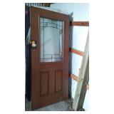 Bayer Decorative  Exterior Door, 36 in. Two-Tone.