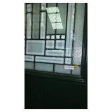 TruTech Decorative Exterior Door, 36 in, Green/White.