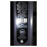 Waudena 2 Panel Fire Door, Exterior, 36 in.