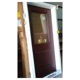 Bayer Pre-hung Walnut 36 in. Exterior, RH.