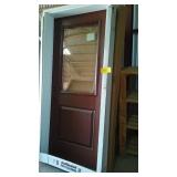 Bayer Pre-hung Walnut 36 in. Exterior, RH.
