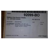 Harvard Steel Exterior Door with Glass, 36 in., Pre-hung.