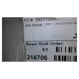 Bayer Metal Exterior Door 36 in., LH.