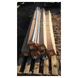 8ft Vinyl Retainers, Covers and Inside Comers.