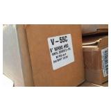 8ft Vinyl Retainers, Covers and Inside Comers.