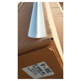 8ft Vinyl Retainers, Covers and Inside Comers.