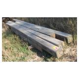 6 x 6 Posts (8) Approx 14 ft. (3) and 10 ft. (5)